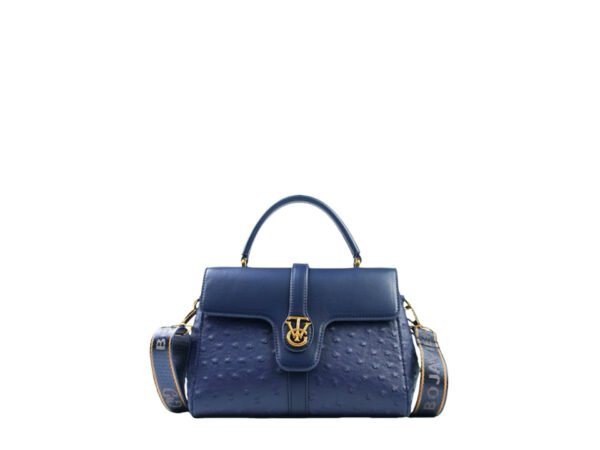 Ostrich print handbag