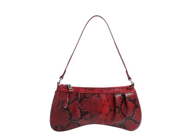 Snake Print Underarm Bag