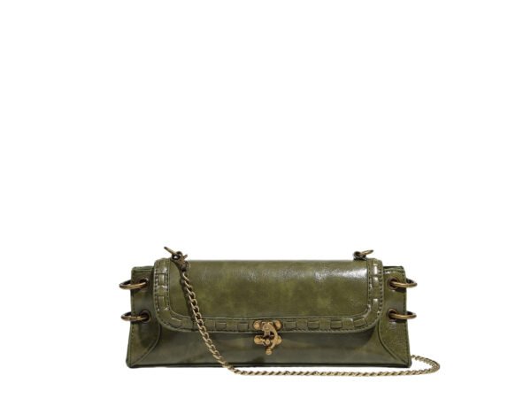 Closure Antique Brass Chain Bag